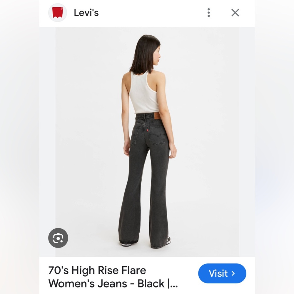 Levi's 70s High Flare Jeans - Picture 2 of 9